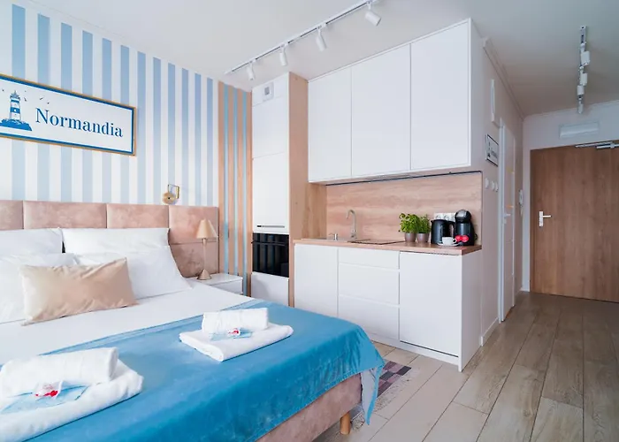 Normandia - Z Klimatyzacja Basen Silownia Parking コウォブジェク